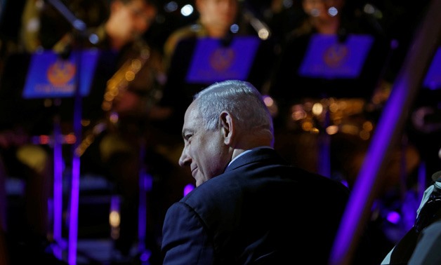 Israeli Prime Minister Benjamin Netanyahu attends a ceremony marking the 50th anniversary of the 1967 Middle East War, at the Memorial Site and Armored Corps Museum in Latrun, Israel, June 5, 2017. REUTERS/Ronen Zvulun
