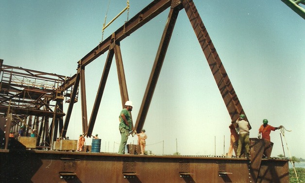 Railway bridge under construction in Qena -
 Creative Commons via Wikimedia