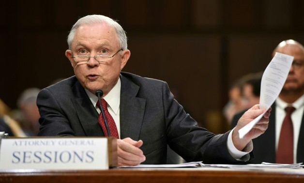 Attorney General Jeff Sessions has become a focus in congressional investigations into allegations of Russian election meddling - AFP
