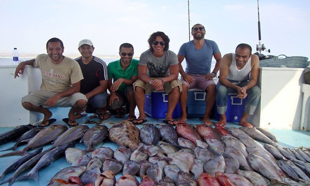 The Fishing Team with the catch – Egypt Today
