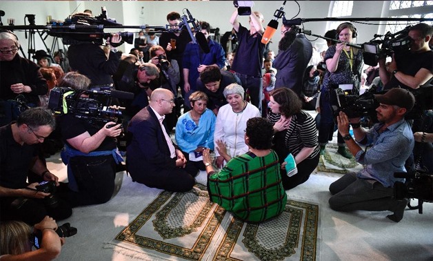 Lawyer and women's rights activist Seyran Ates opened the Ibn-Rushd-Goethe-Mosque with words of welcome before Christian and Jewish guests and a large media contingent (AFP Photo/John MACDOUGALL)