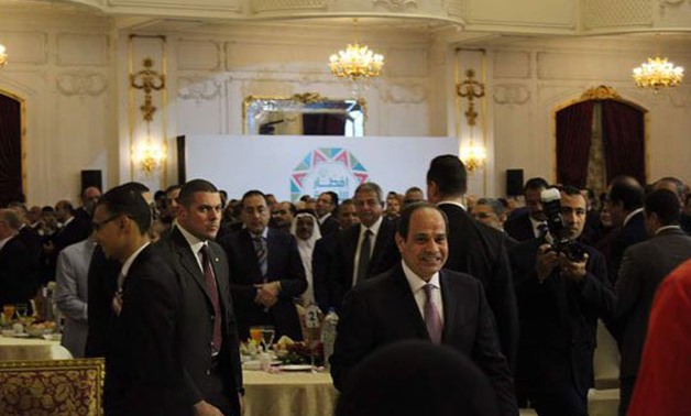 President Abdel Fatah al-Sisi at the Egyptian Family Iftar - Press photo 