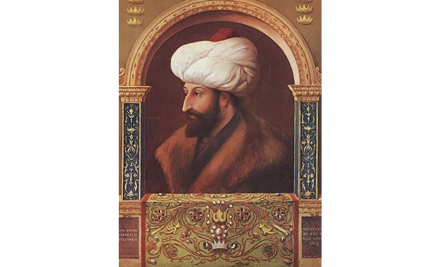 Portrait of Sultan Mehmed II. By: I Haidlen, Courtesy: Creative Commons via wikimedia