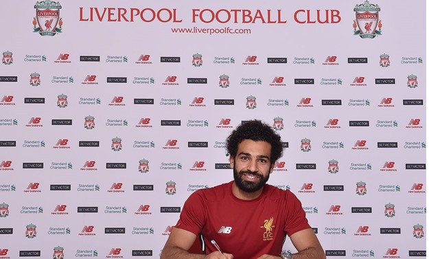 Mohamed Salah signed a 5 year contract with Liverpool