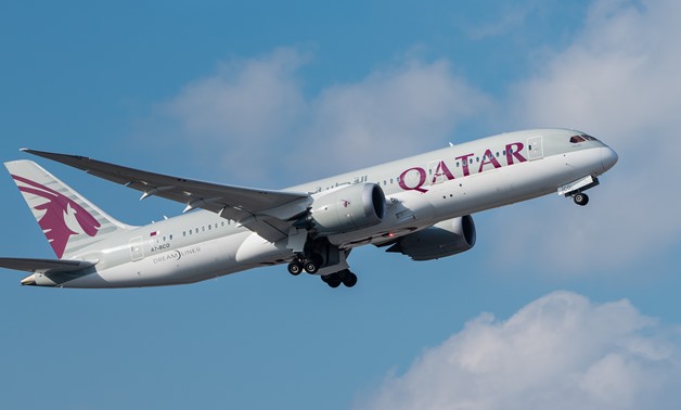A Qatar Airways Boeing 787-8, the aircraft type that replaced the A319.