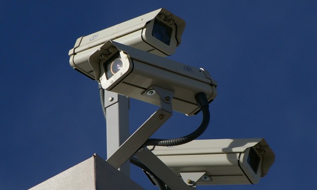 Three Surveillance Cameras - via Wikimedia-Commons