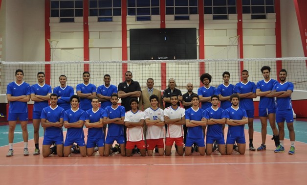 Egyptian U21 volleyball national team - Press image courtesy FIVB official website.
