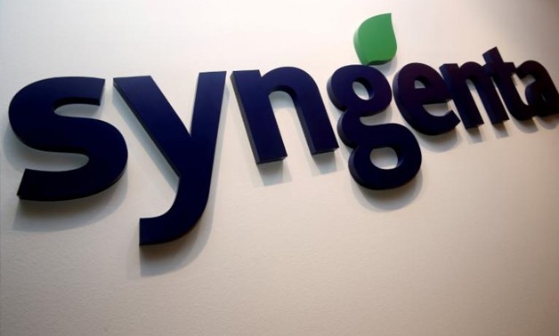 A Syngenta logo is pictured in their office in Singapore, February 12, 2016. REUTERS/Edgar Su/File Photo