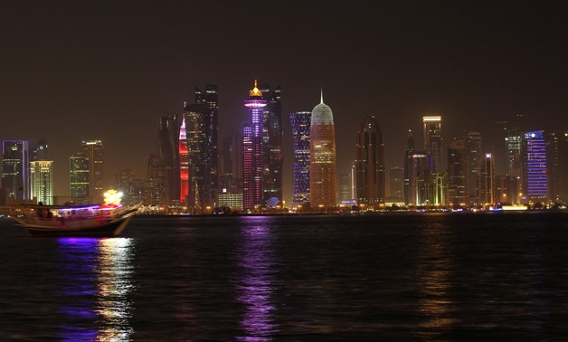 Buildings are seen on a coast line in Doha, Qatar, June 15, 2017. REUTERS/Naseem Zeitoon