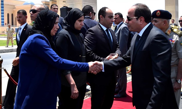 Sisi attended the military funeral of the commander of the Northern Military Region - File Photo