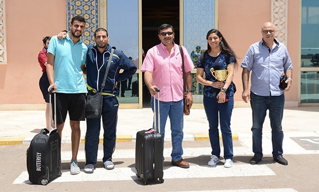 Al-Ahly tennis table team - Courtesy Al-Ahly official website