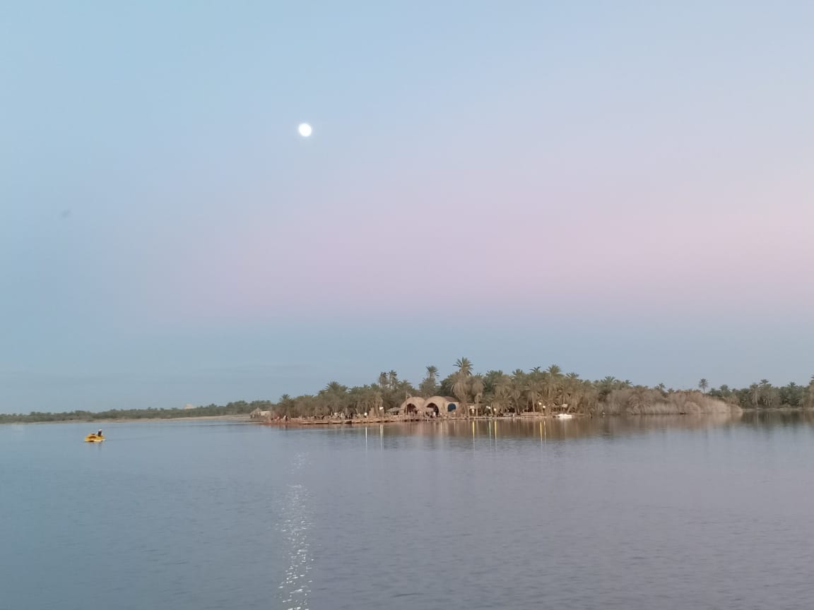 Fatnas Island- Full moon - Siwa Oasis - Taken by Rabab Fathy