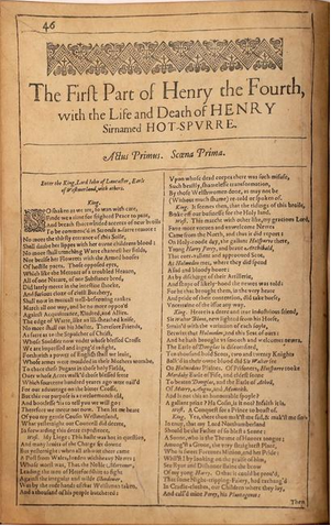 "Henry The Fourth Play" by Shakespeare I - Social media
