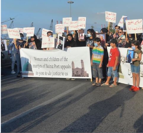 Women and children of Beirut port martyrs appeals to the authorities to do justice 