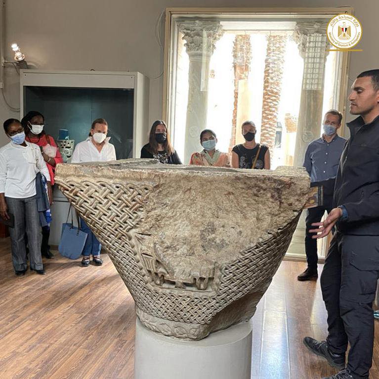 During the visit - Min. of Tourism & Antiquities During the visit - Min. of Tourism & Antiquities