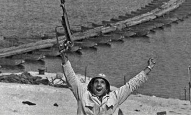 Egyptian soldier celebrating the great victory - Wikimedia