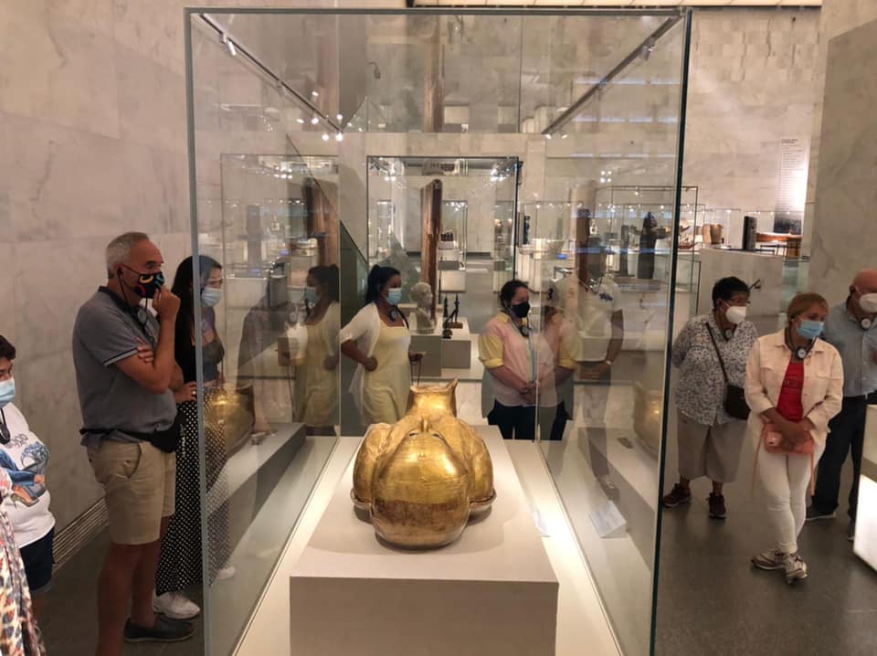 During the visit to the NMEC - Min. of Tourism & Antiquities During the visit to the NMEC - Min. of Tourism & Antiquities
