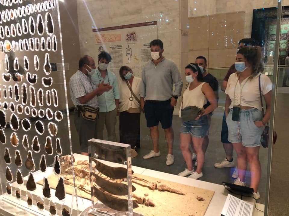During the visit to the NMEC - Min. of Tourism & Antiquities During the visit to the NMEC - Min. of Tourism & Antiquities