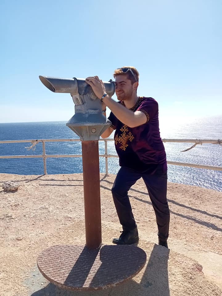 American blogger during his visit to Sharm El-Sheikh - Min. of Tourism & Antiquities