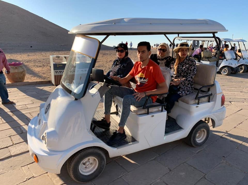 The newly operated electric vehicles - Min. of Tourism & Antiquities