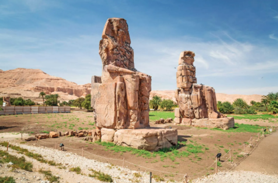 The Colossi of Memnon at Madīnat Habu in Thebes, Egypt.Patryk Kosmider/Fotolia