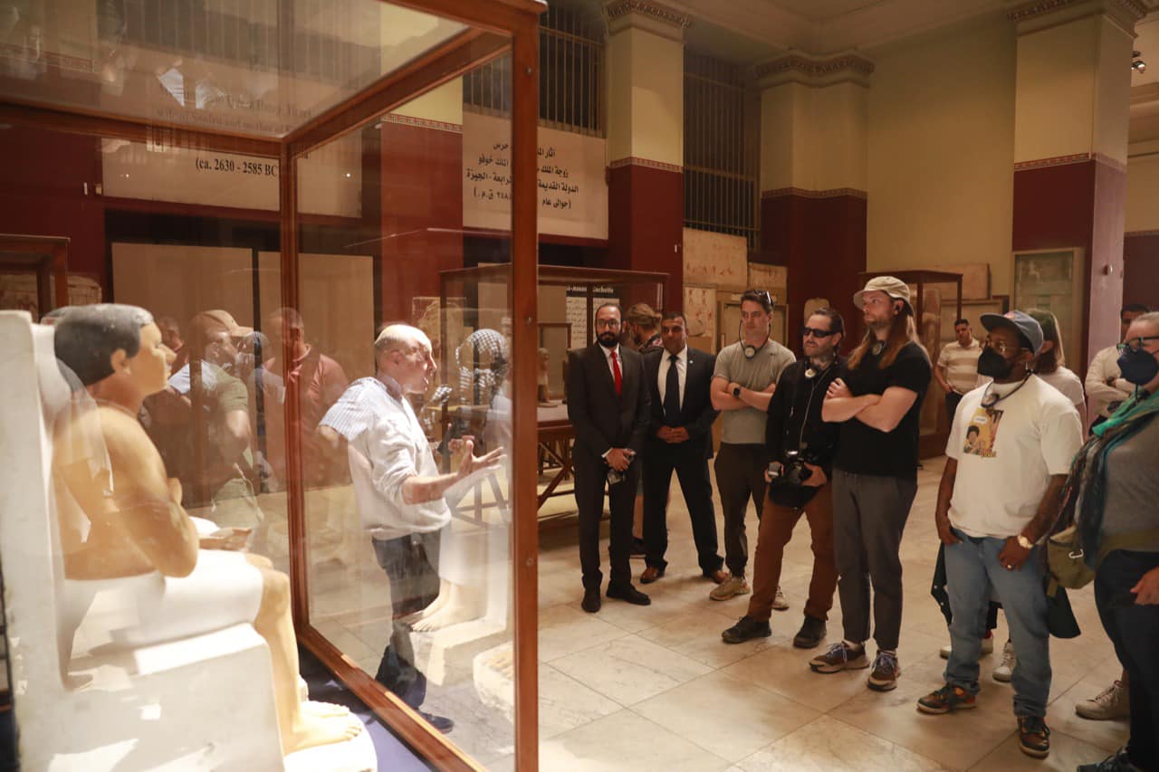 Part of the visit - Min. of Tourism & Antiquities