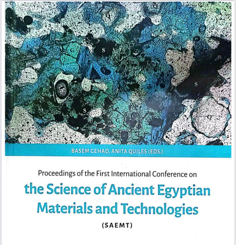"The Science of Ancient Egyptian Materials & Technologies" - Min. of Tourism & Antiquities "The Science of Ancient Egyptian Materials & Technologies" - Min. of Tourism & Antiquities