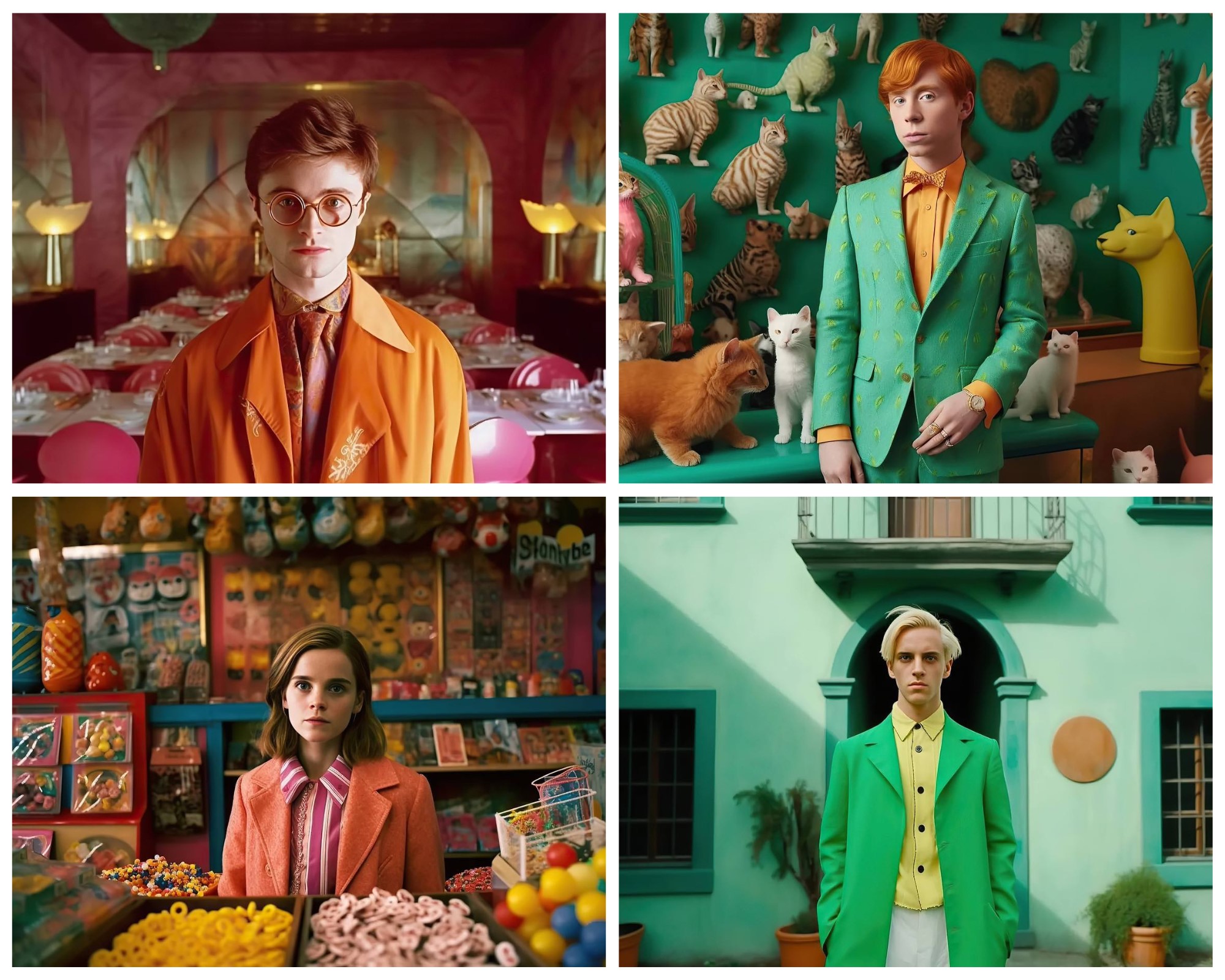 What if Wes Anderson made the Harry Potter series? Credit: @panoramachannel 