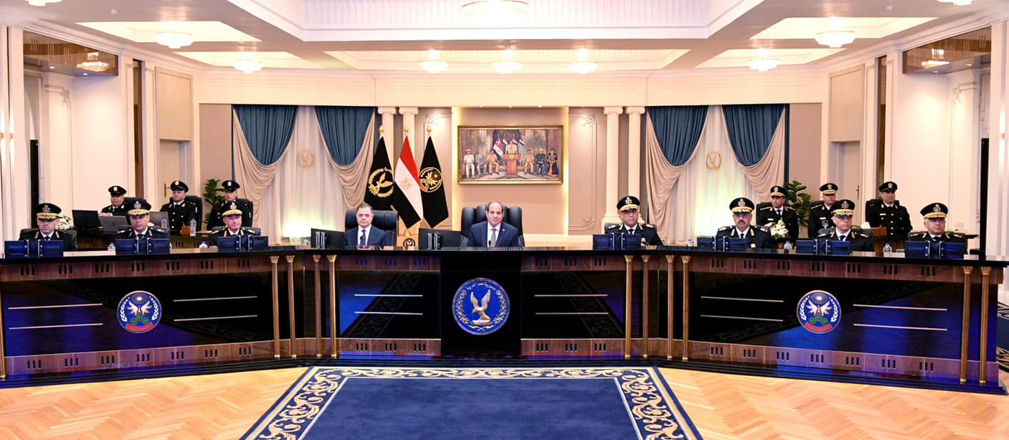 Sisi visits Police Academy headquarters Sisi visits Police Academy headquarters