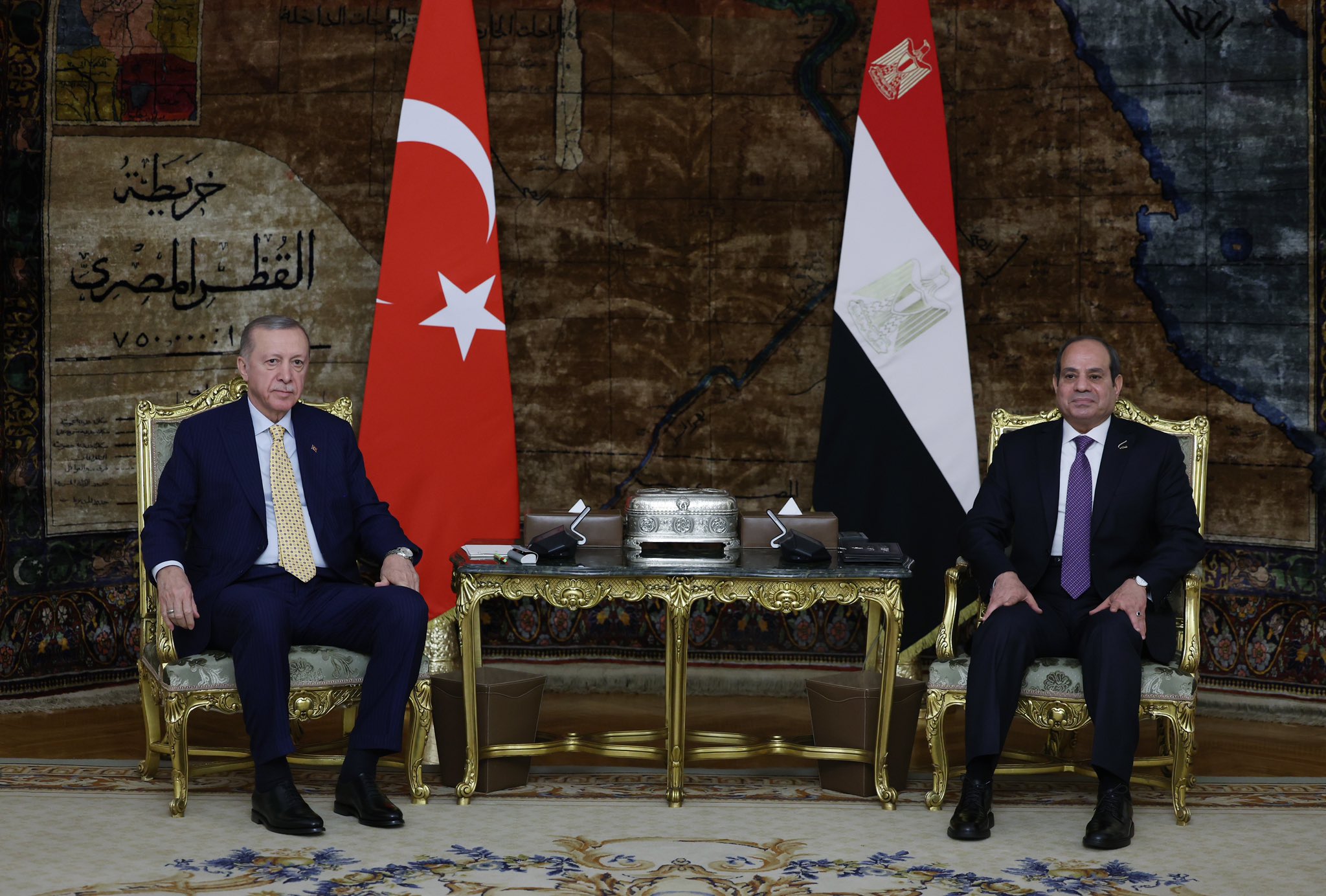 Sisi meets Erdogan in Cairo