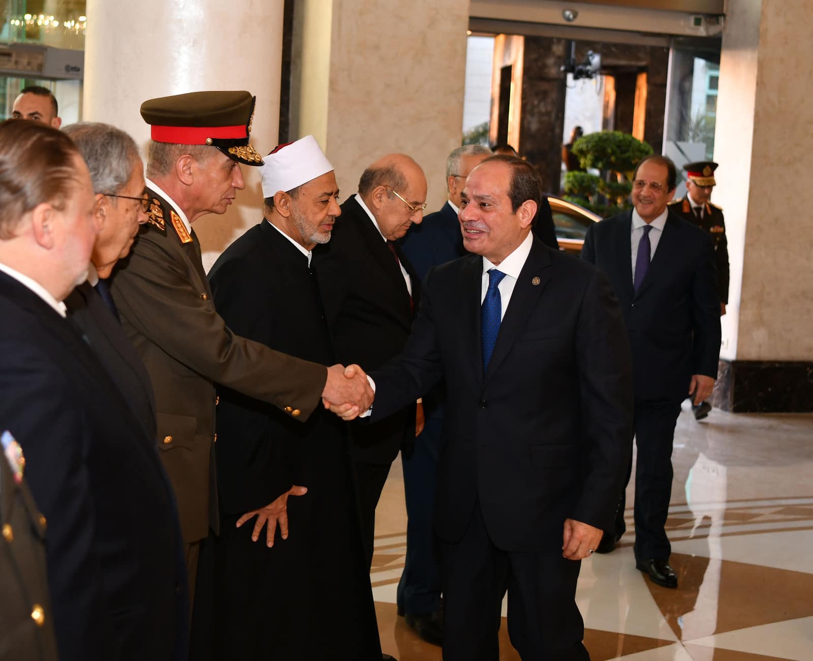 Sisi in Family Iftar banquet