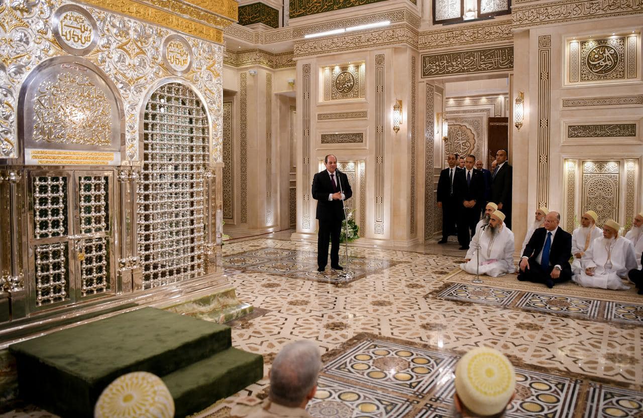 Sisi at Sayyida Zaynab Mosque 3 Sisi at Sayyida Zaynab Mosque 3