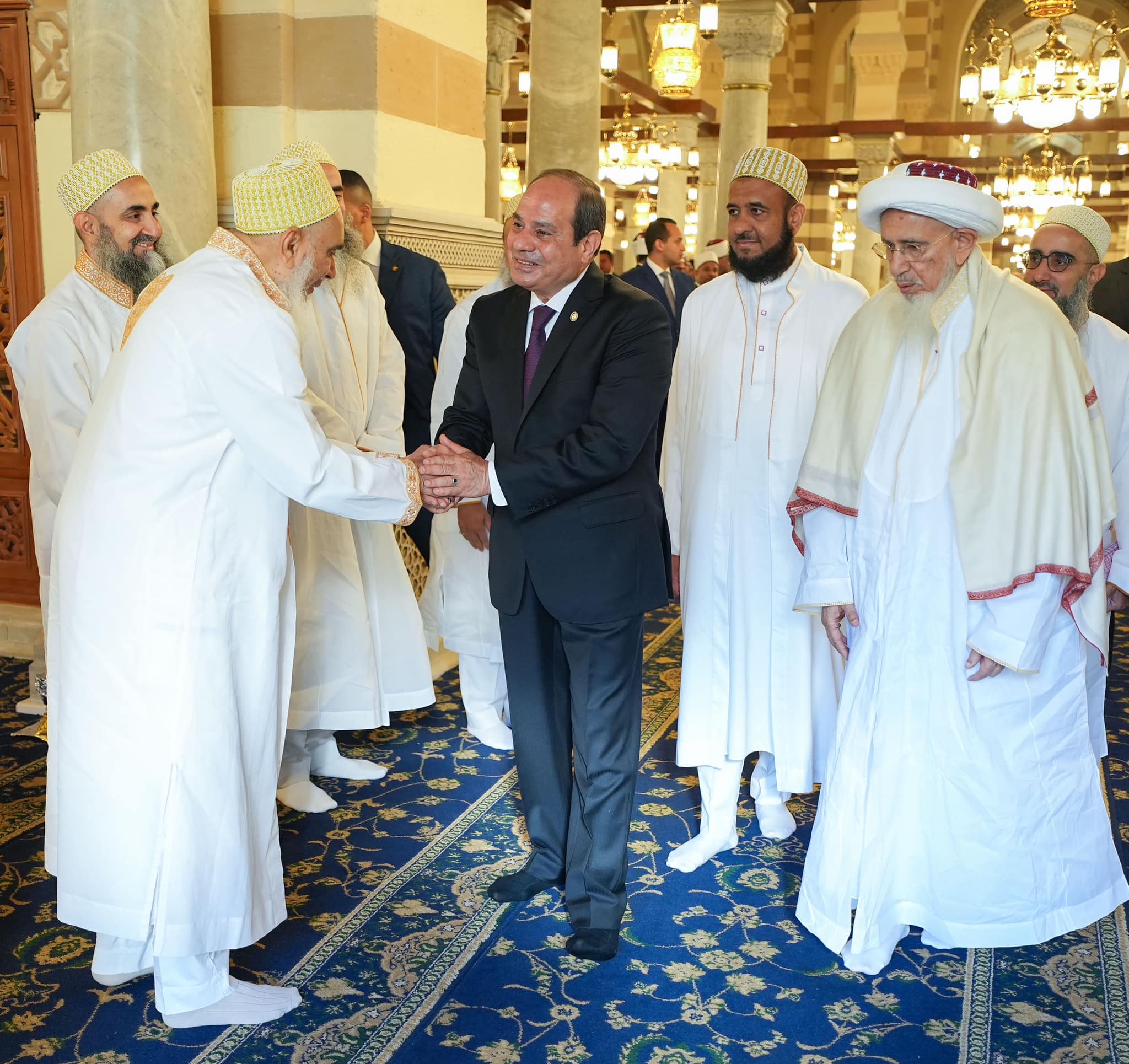 Sisi at Sayyida Zaynab Mosque 6 Sisi at Sayyida Zaynab Mosque 6