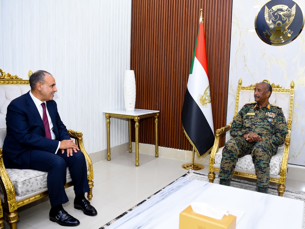Egyptian Foreign Minister Badr Abdelatty meets with chief of the Sudanese army Abdel Fattah Al Burhan Egyptian Foreign Minister Badr Abdelatty meets with chief of the Sudanese army Abdel Fattah Al Burhan