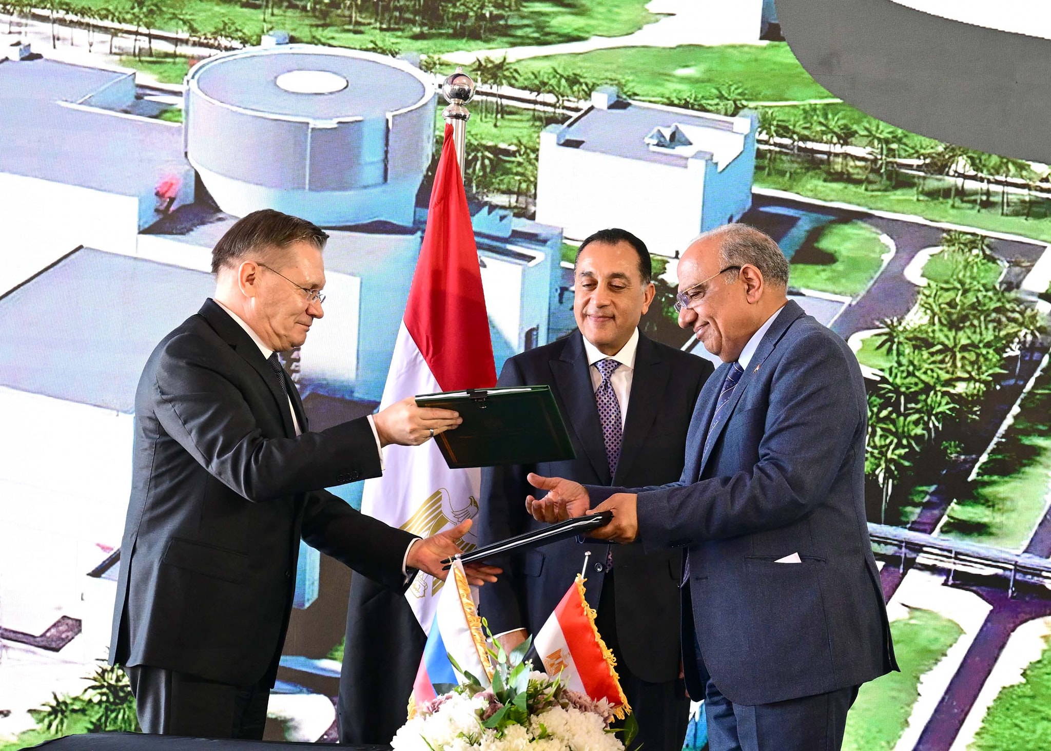 Prime Minister Mostafa Madbouly witnesses the signing of the official order for the supply of nuclear fuel for the first reactor unit Prime Minister Mostafa Madbouly witnesses the signing of the official order for the supply of nuclear fuel for the first reactor unit
