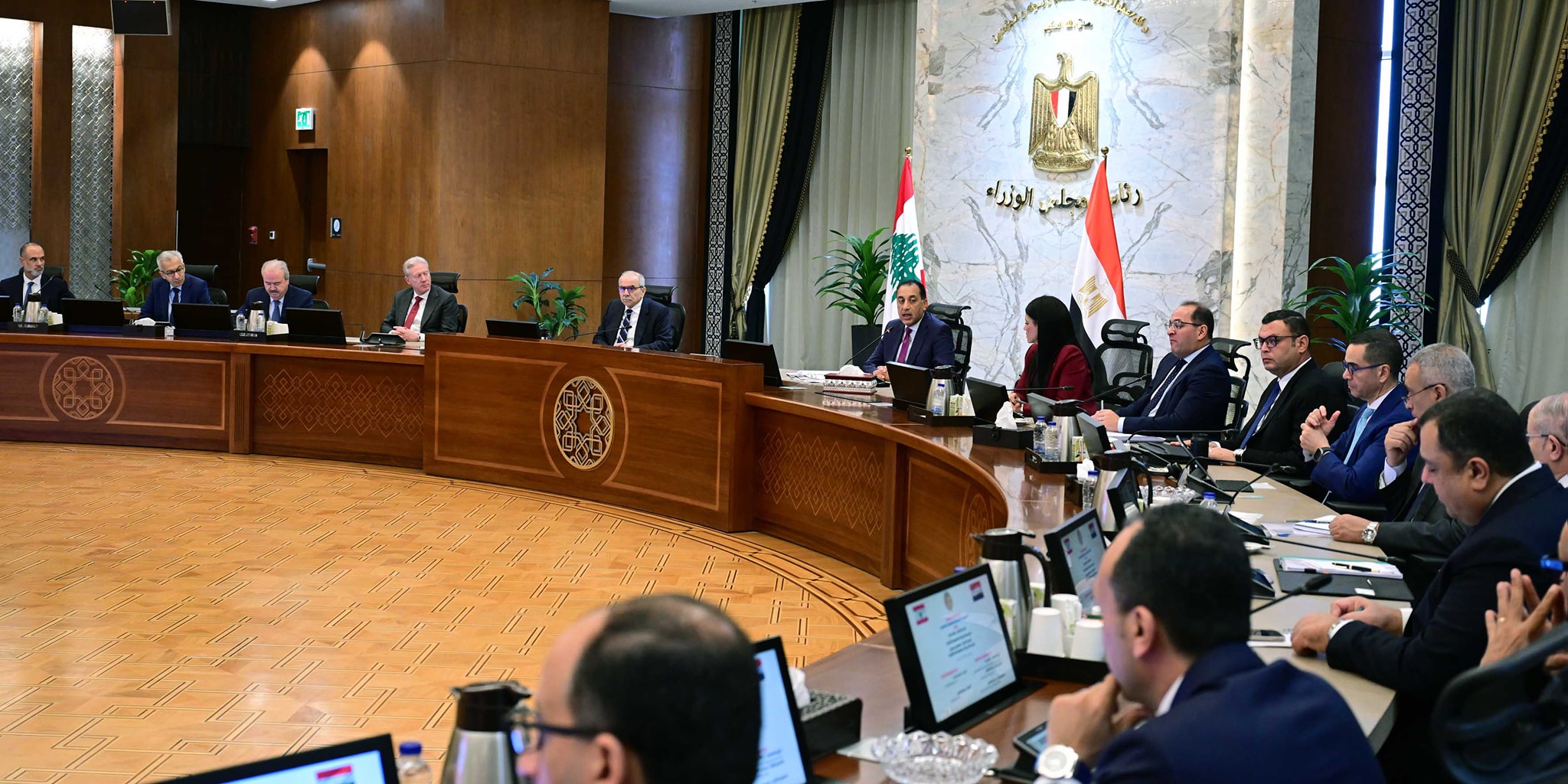 Egyptian and Lebanese prime ministers meet in Egypt 2 Egyptian and Lebanese prime ministers meet in Egypt 2