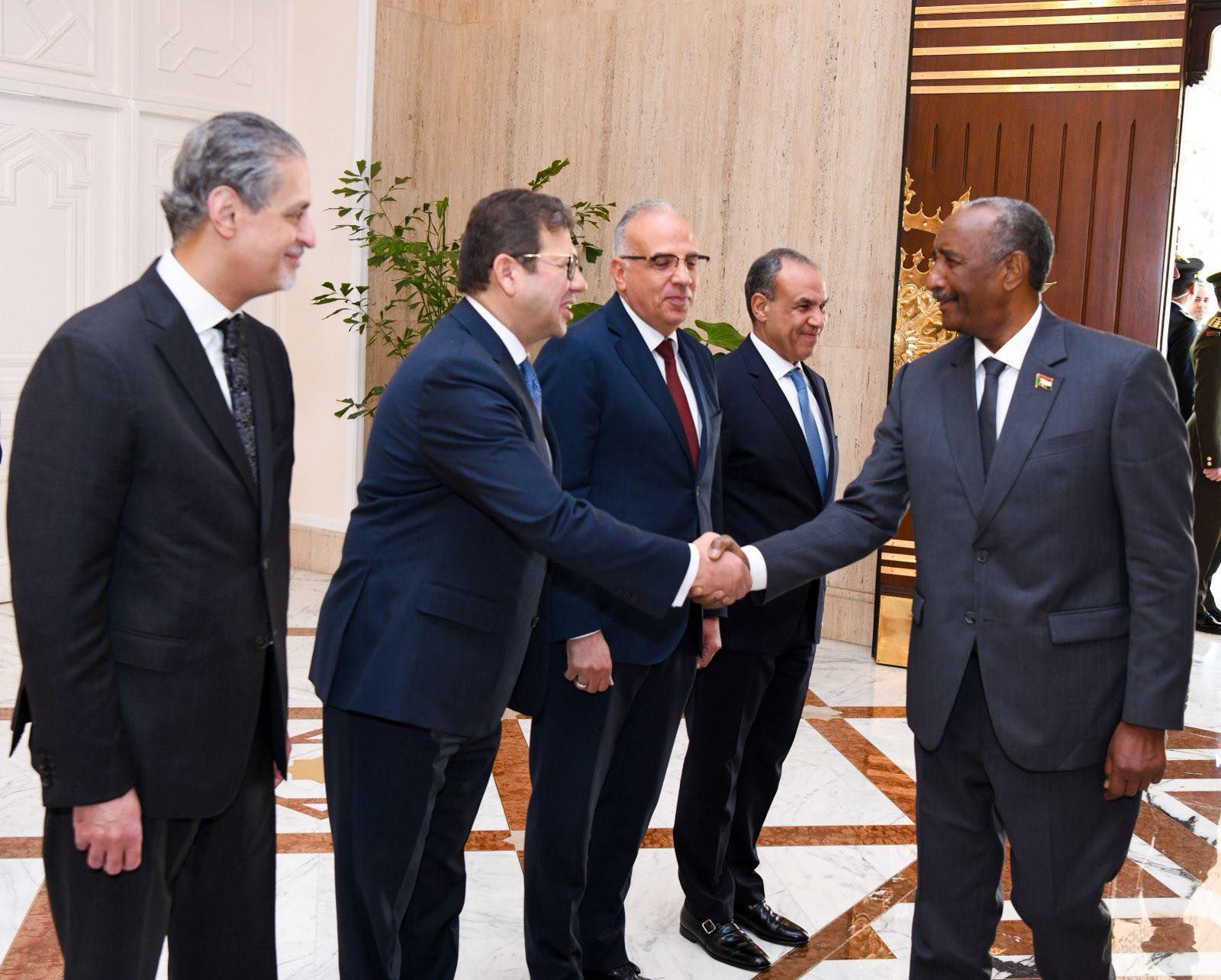 Sudan leader arrives in Cairo Sudan leader arrives in Cairo