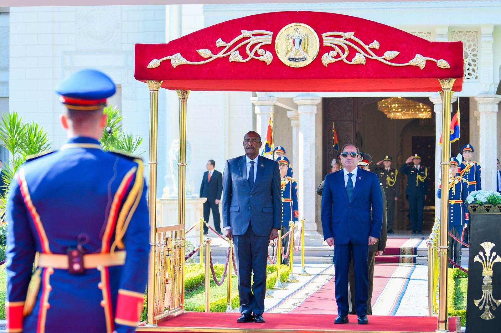 President Sisi receive Burhan of Sudan in Cairo President Sisi receive Burhan of Sudan in Cairo