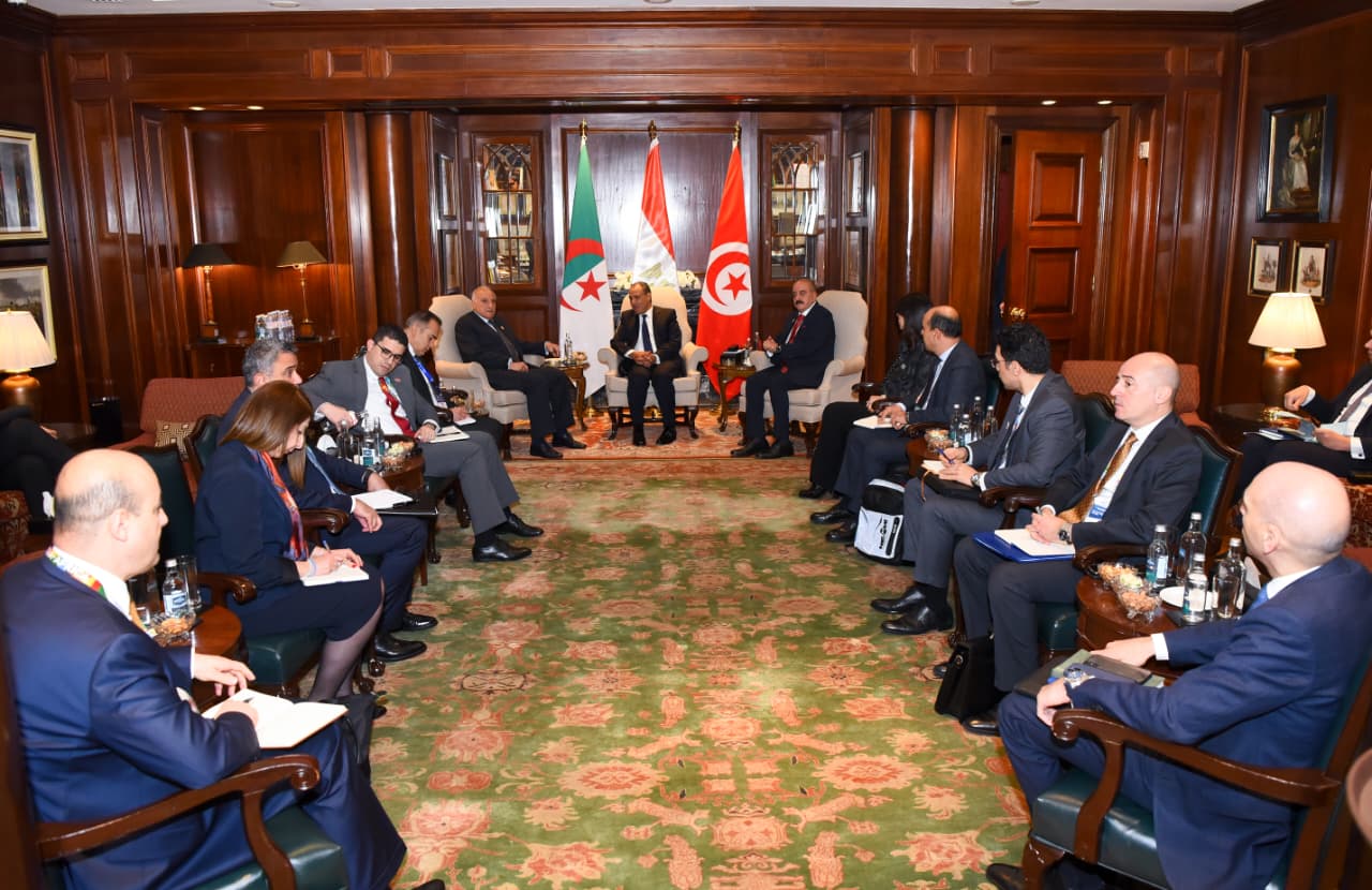 Egypt FM Badr Abdelatty holds talks with Tunisian FM Mohamed Nafti and Algerian FM Ahmed Attaf in Cairo Egypt FM Badr Abdelatty holds talks with Tunisian FM Mohamed Nafti and Algerian FM Ahmed Attaf in Cairo