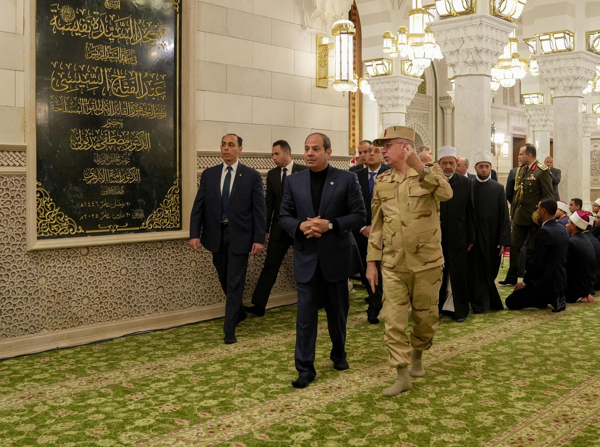 President Sisi launches renovations works at Sayyida Nafisa Mosque 3 President Sisi launches renovations works at Sayyida Nafisa Mosque 3