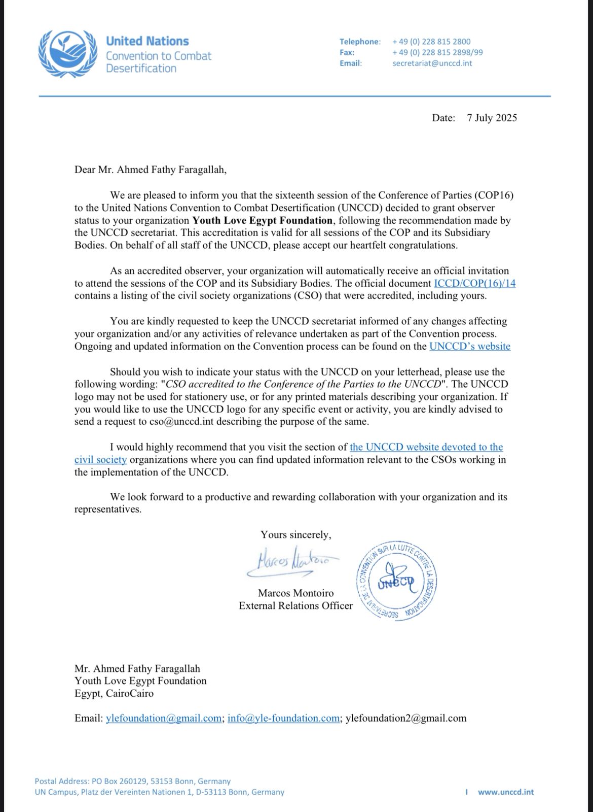 UNCCD UNCCD