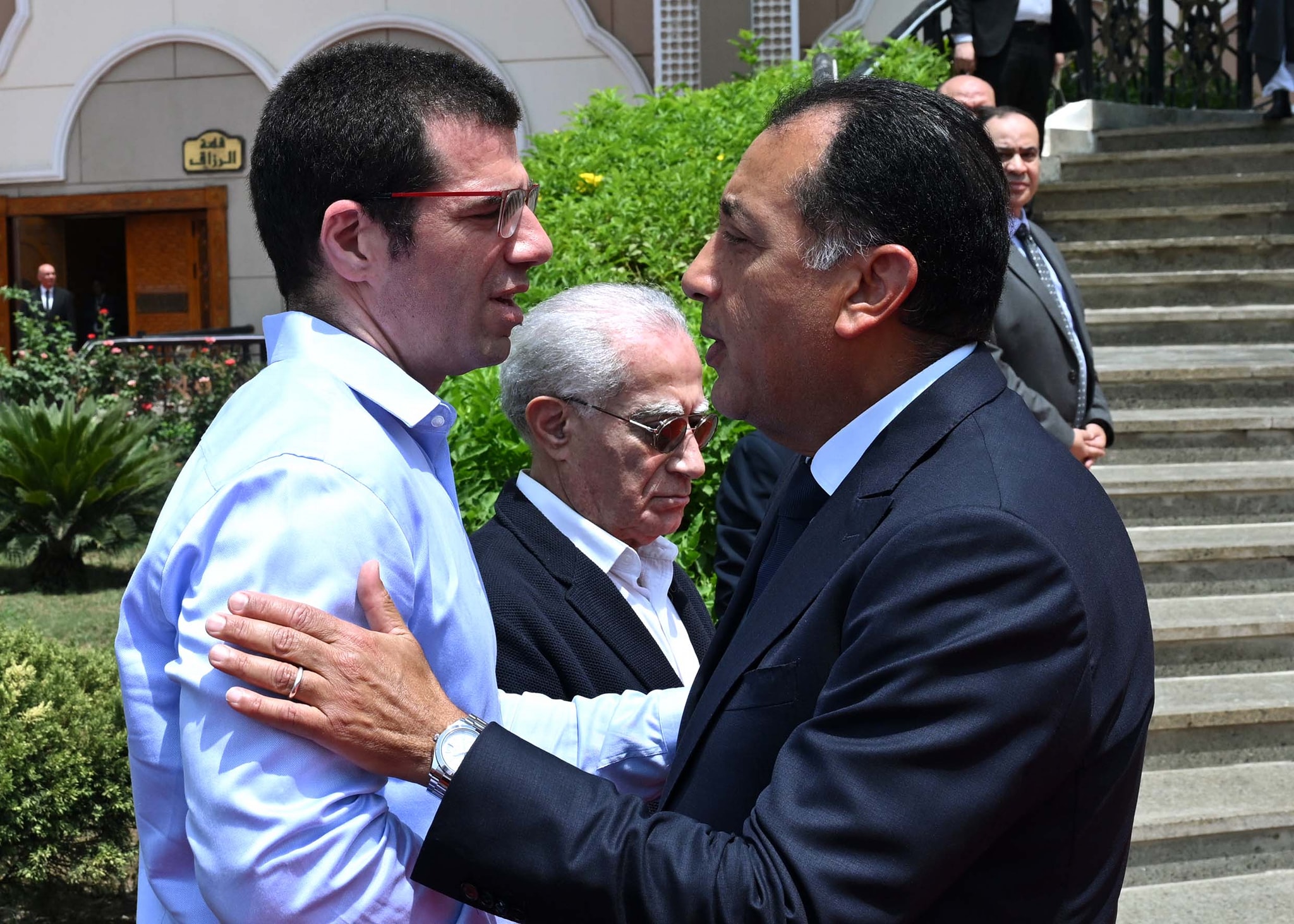 PM Madbouly offers his condolences to the family of Moselhi following the funeral prayer PM Madbouly offers his condolences to the family of Moselhi following the funeral prayer