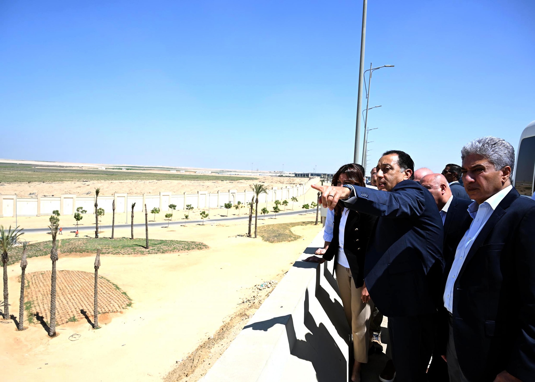 PM inspects Sphinx airport PM inspects Sphinx airport