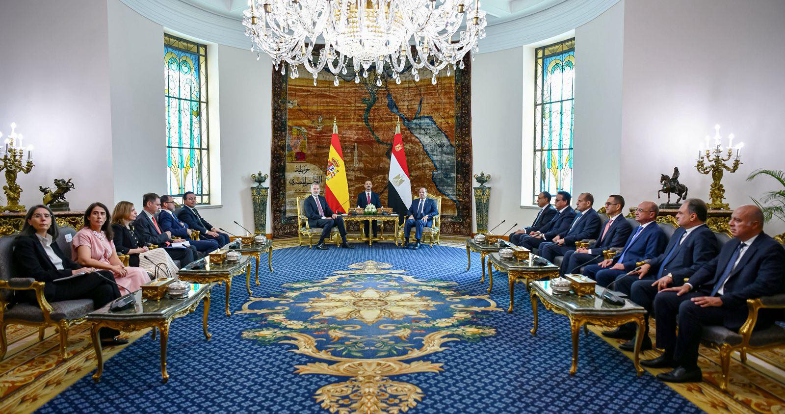 President Sisi receives King Felipe in Cairo 3 President Sisi receives King Felipe in Cairo 3