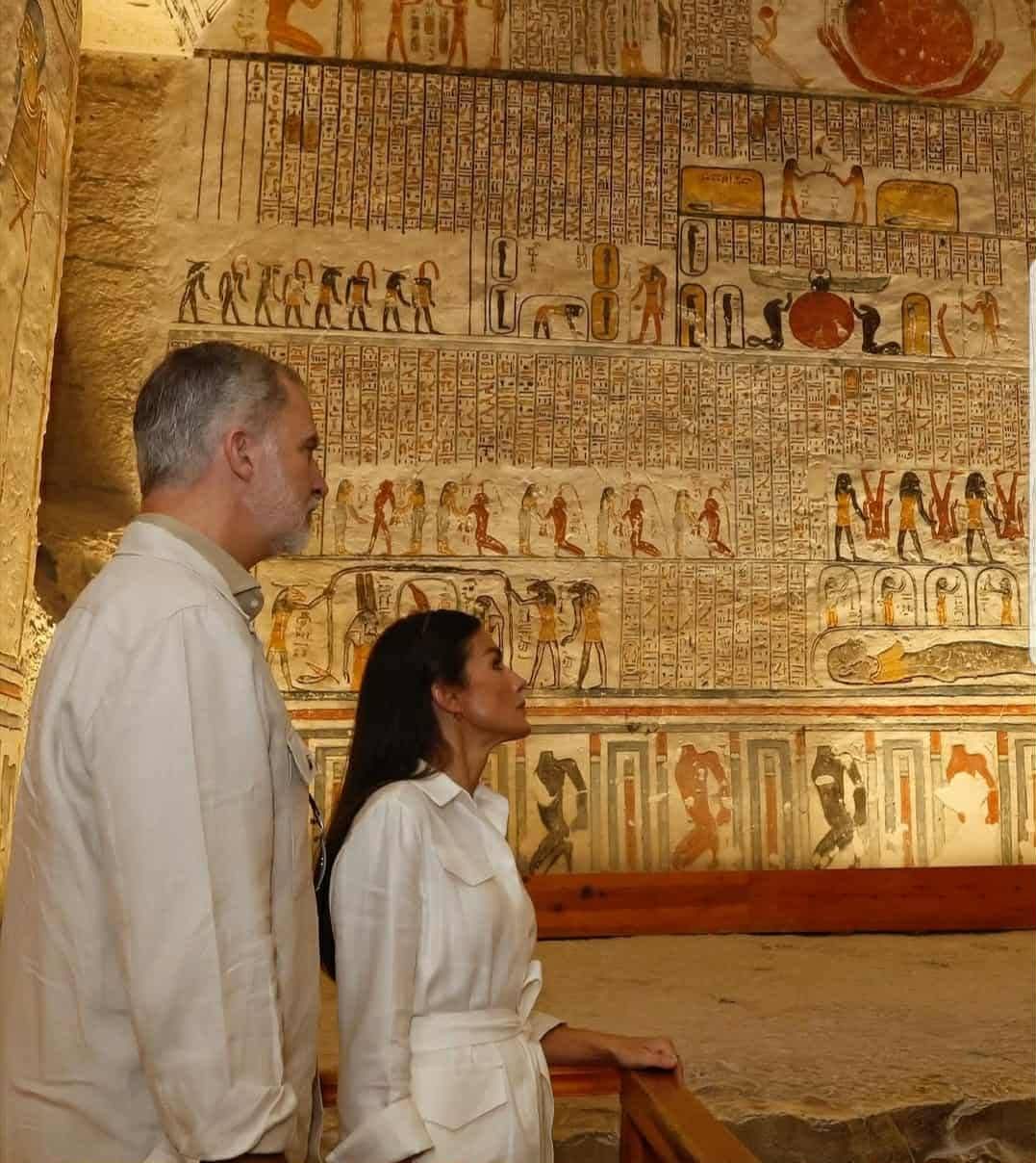King Felip at Queen Letizia at Western Luxor 6 King Felip at Queen Letizia at Western Luxor 6