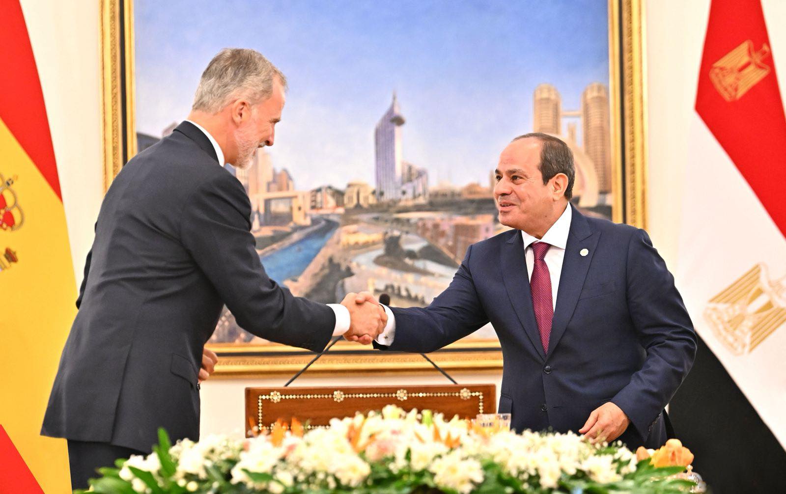 President Sisi and King Felipe President Sisi and King Felipe