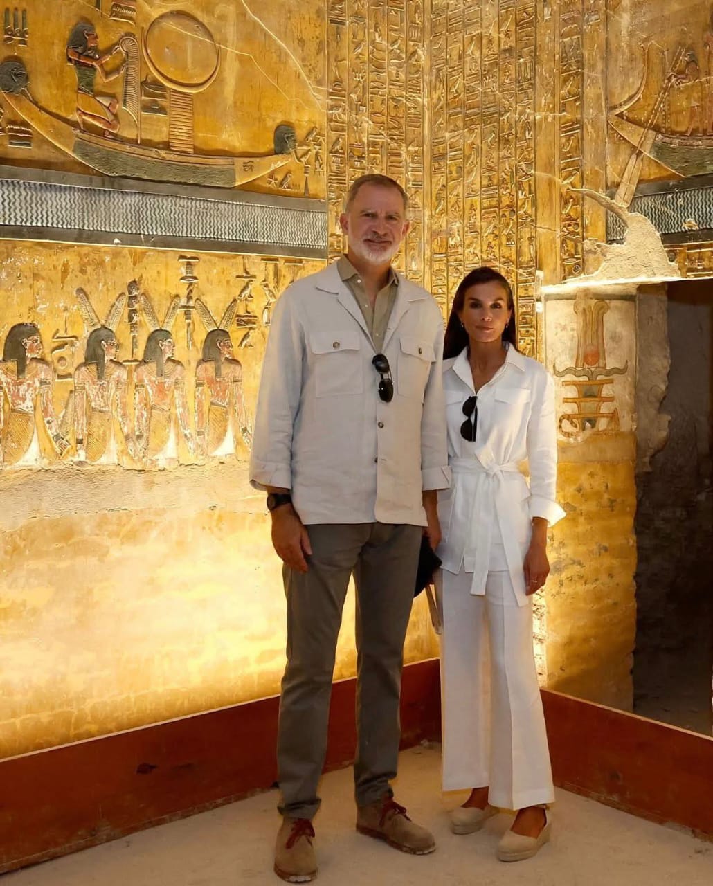 King Felip at Queen Letizia at Western Luxor 3 King Felip at Queen Letizia at Western Luxor 3