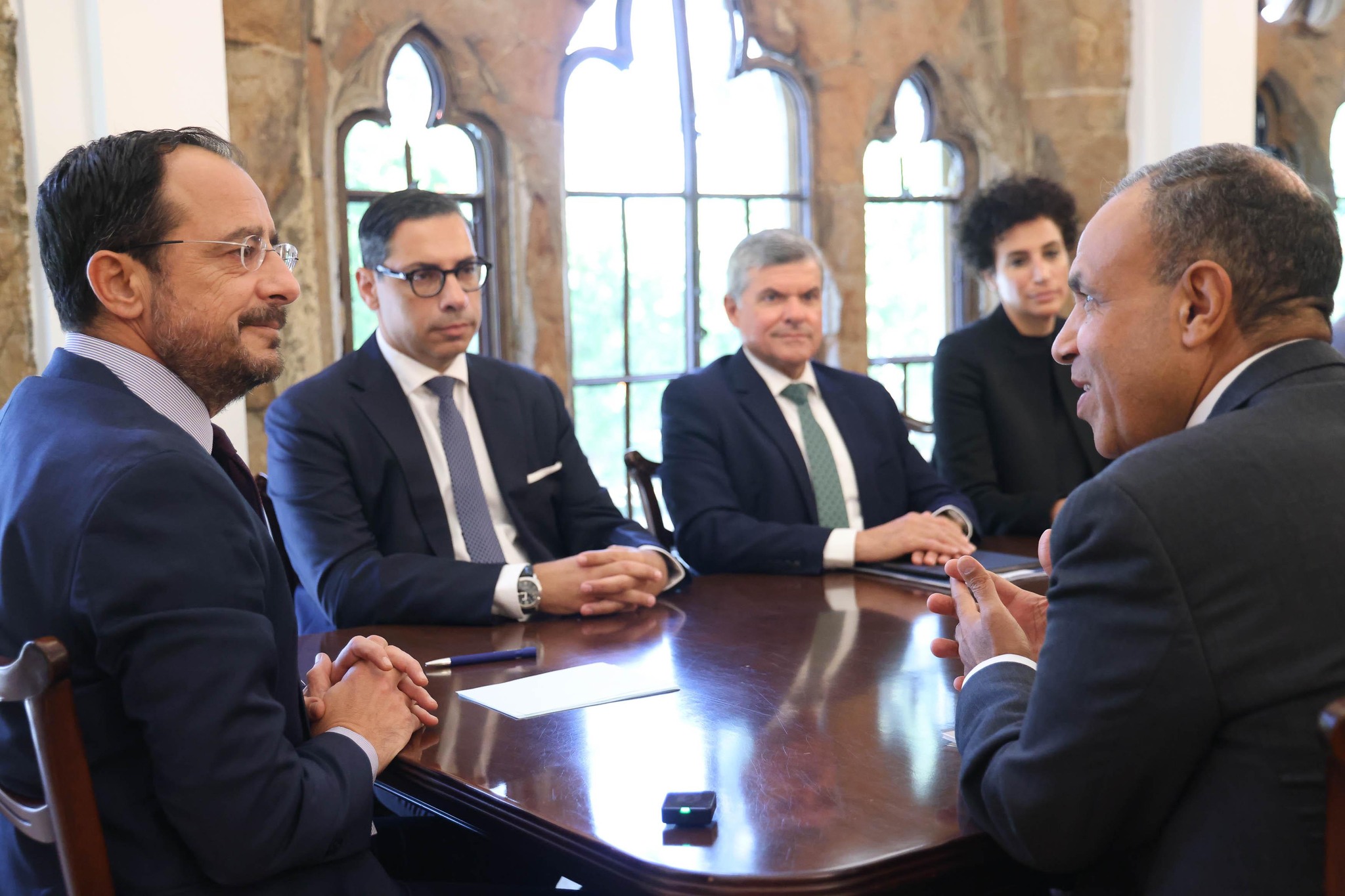 Egyptian Minister of Foreign Affairs Badr Abdelatty holds talks in Cyprus with President Nikos Christodoulides Egyptian Minister of Foreign Affairs Badr Abdelatty holds talks in Cyprus with President Nikos Christodoulides
