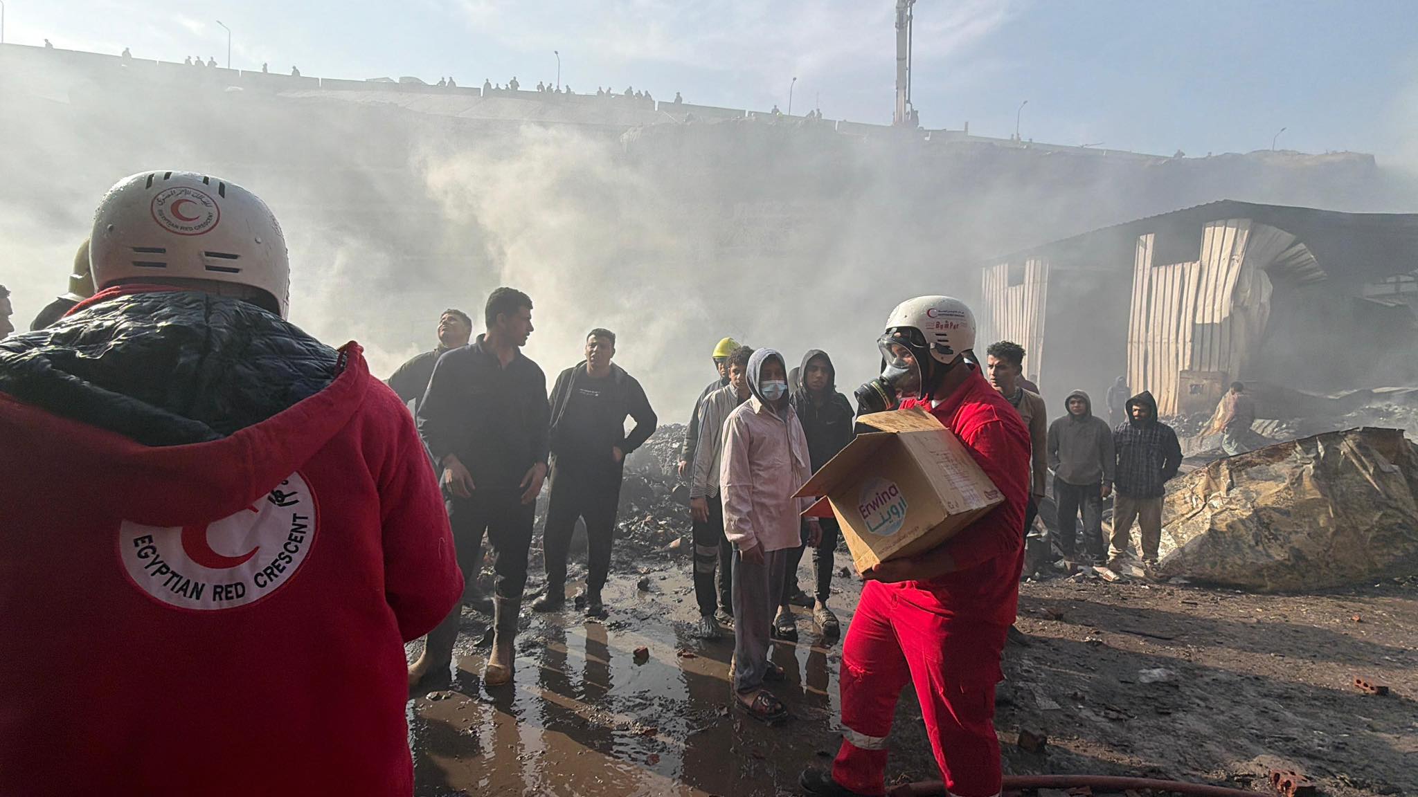 ERC provides assistance to injured people