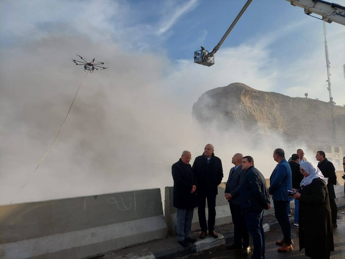 Cairo uses firefighting drone